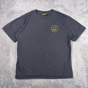 Drew House Smiley Face T-Shirt Men's L Black Short Sleeve Cotton Skater Graphic